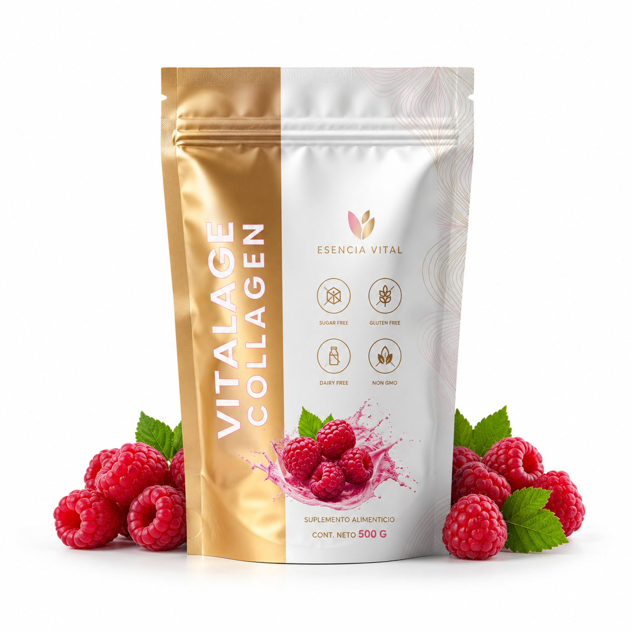 Vital Colágeno Hidrolizado Sabor Frambuesa Natural